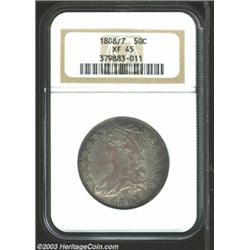 1808/7 50C XF45 NGC.