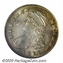 1811 50C Small 8 MS64 PCGS.