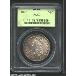 1818 50C MS62 PCGS.