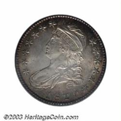 1820 50C Square 2, Large Date MS63 NGC.