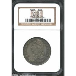 1821 50C AU53 NGC.