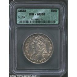 1822 50C AU58 ICG.