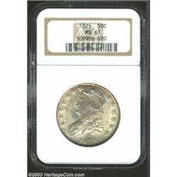 1825 50C MS61 NGC.