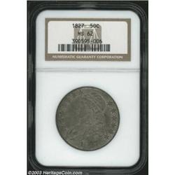 1827 50C Square Base 2 MS62 NGC.