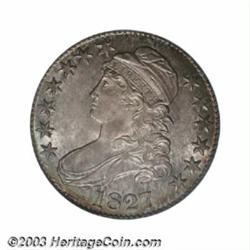 1827 50C Square Base 2 MS64 PCGS.