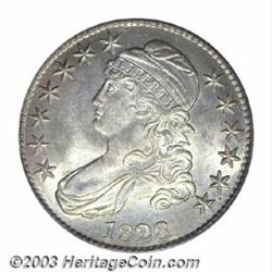 1828 50C Square 2, Small 8, Large Letters MS64 PCGS.