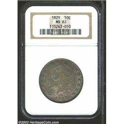 1829 50C MS63 NGC.