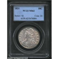 1831 50C MS62 PCGS.