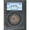 Image 1 : 1834 50C Large Date, Small Letters MS63 PCGS.