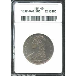 1839-O/O 50C XF40 ANACS.