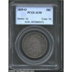 1839-O 50C AU50 PCGS.