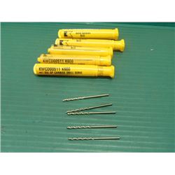 New Kennametal Solid Carbide Drills, KWCD00511 K600