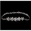 Image 1 : 0.69ctw Diamond Bracelet - 14KT White Gold