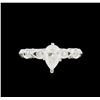 Image 2 : EGL USA Cert 1.32ctw Diamond Ring - 18KT White Gold