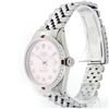 Image 2 : Rolex Stainless Steel 1.00ctw Diamond and Ruby DateJust Men's Watch