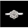 Image 2 : 1.06ctw Diamond Ring - 14KT White Gold