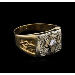 0.35ct Diamond Ring - 14KT Yellow Gold
