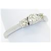 Image 3 : 0.50ctw Diamond Ring - 14KT White Gold