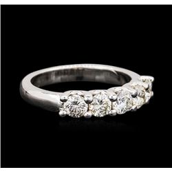 14KT White Gold 1.16ctw Diamond Ring