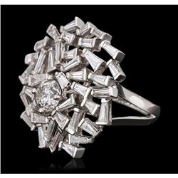 18KT White Gold 3.58ctw Diamond Ring