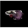 Image 1 : 15.25ctw Ruby Ring - 14KT White Gold