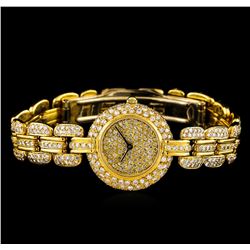 Renato Ferraris 18KT Yellow Gold 4.00ctw Diamond Ladies Watch