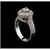 Image 4 : 1.01ctw Diamond Ring - 14KT White Gold