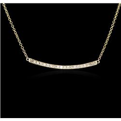 14KT Yellow Gold 0.84ctw Diamond Necklace