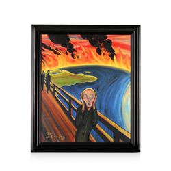 Earth Scream after Munch by Bragg