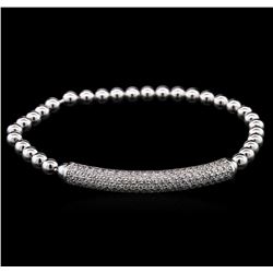 1.27ctw Diamond Bracelet - 14KT White Gold