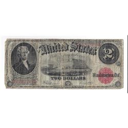 1917 $2 United States Legal Tender Bank Note