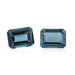 60.23ctw. Natural Emerald Cut Blue Topaz Parcel