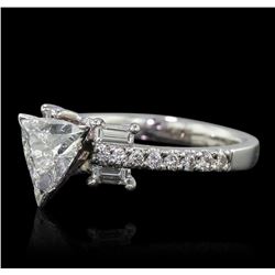 18KT White Gold EGL Certified 1.60ctw Diamond Ring