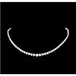 17.22ctw Diamond Necklace - 14KT White Gold