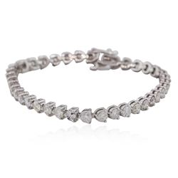 14KT White Gold 8.47ctw Diamond Tennis  Bracelet