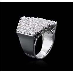 14KT White Gold 3.12ctw Diamond Ring