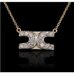 14KT Yellow Gold 0.50ctw Diamond Necklace