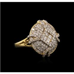 14KT Yellow Gold 1.84ctw Diamond Ring