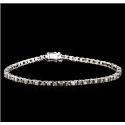 2.50ctw Diamond Bracelet - 14KT White Gold