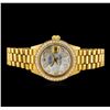 Image 1 : Rolex 18KT Yellow Gold Diamond DateJust Ladies Watch