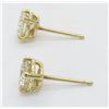 Image 6 : 1.00ctw Diamond Stud Earrings - 14KT Yellow Gold