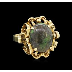 4.00ct Opal Ring - 14KT Yellow Gold