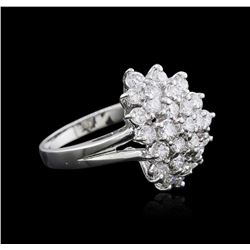 14KT White Gold 1.47ctw Diamond Ring