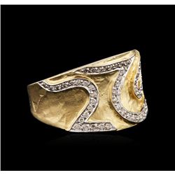 14KT Two-Tone Gold 0.86ctw Diamond Ring