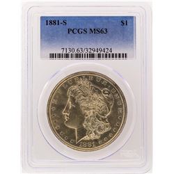 1881-S PCGS MS63 Morgan Silver Dollar