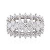 Image 2 : 14KT White Gold 2.22ctw Diamond Ring