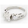 Image 2 : 1.34ctw Diamond Ring - 14KT White Gold