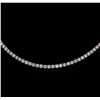 Image 2 : 18KT White Gold 21.08ctw Diamond Necklace