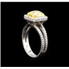 Image 4 : 18KT White Gold 2.75tcw Diamond Ring