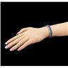 Image 4 : Crayola 16.72ctw Blue Topaz Bracelet - .925 Silver